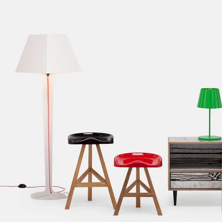 Tabouret haut HEIDI Noir ESTABLISHED & SONS