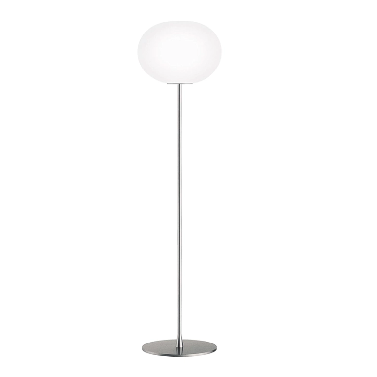 Lampadaire GLO-BALL F3 Gris métallisé FLOS