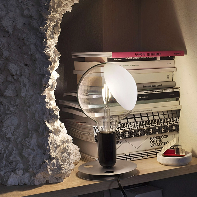 Lampe à poser LAMPADINA Noir FLOS