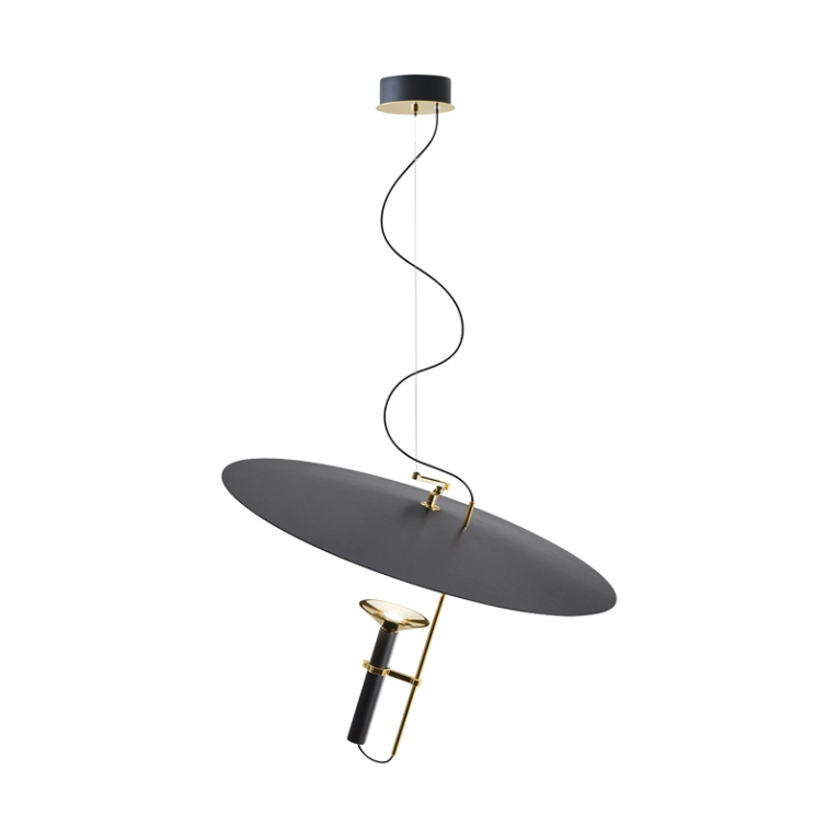 Suspension LUNA Noir/ or STILNOVO
