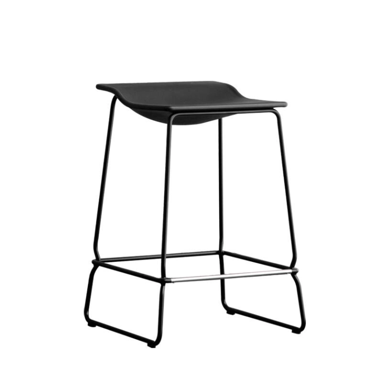 Tabouret haut LAST MINUTE Noir VICCARBE