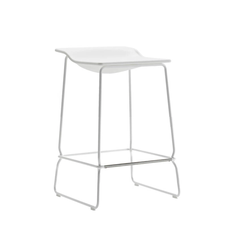 Tabouret haut LAST MINUTE Blanc VICCARBE