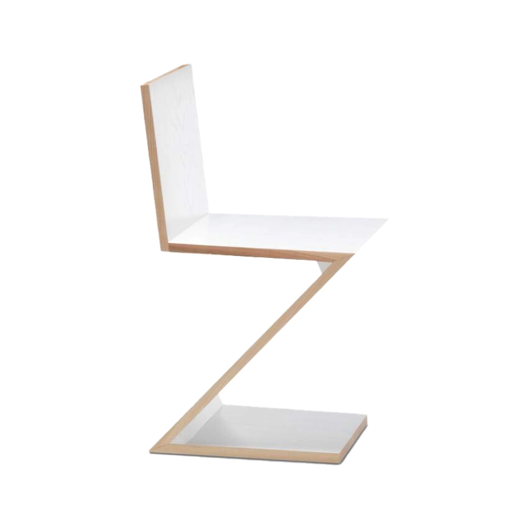 Chaise ZIG ZAG Blanc CASSINA