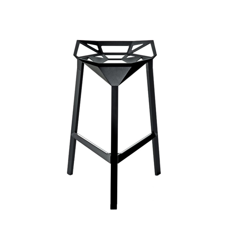 Tabouret haut ONE Noir MAGIS
