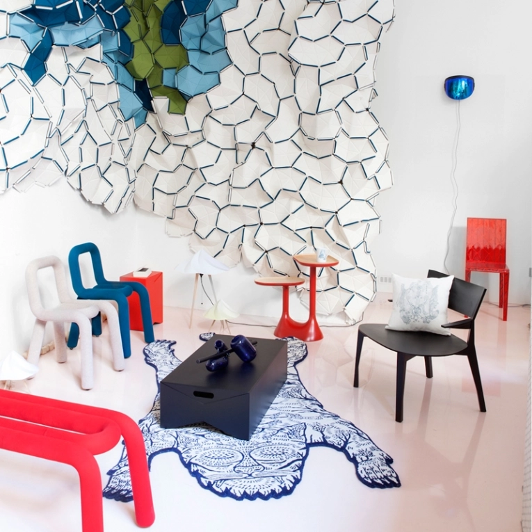 Banc BOLD Rouge MOUSTACHE