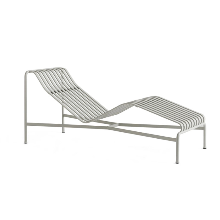 Bain de soleil, chaise longue et hamac PALISSADE Gris clair HAY
