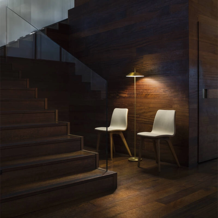 Lampadaire MAYFAIR Or VIBIA