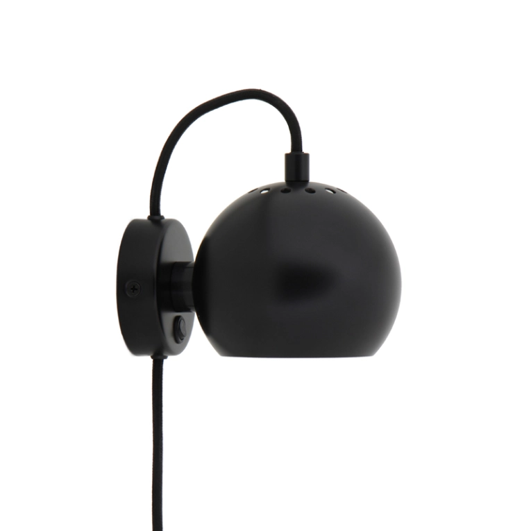 Applique BALL Noir mat FRANDSEN