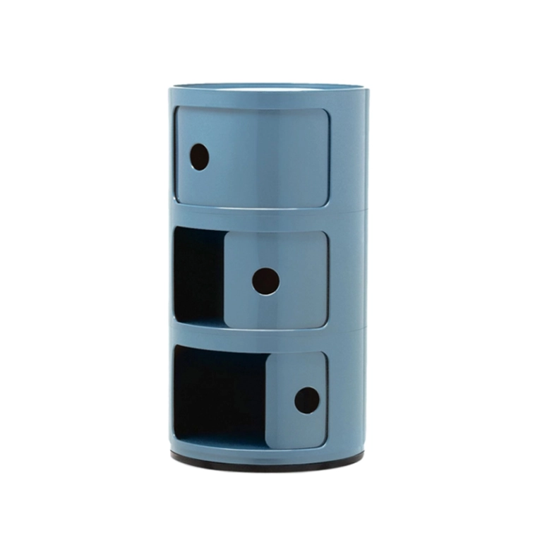 Meuble de rangement COMPONIBILI 3 tiroirs Bleu clair KARTELL
