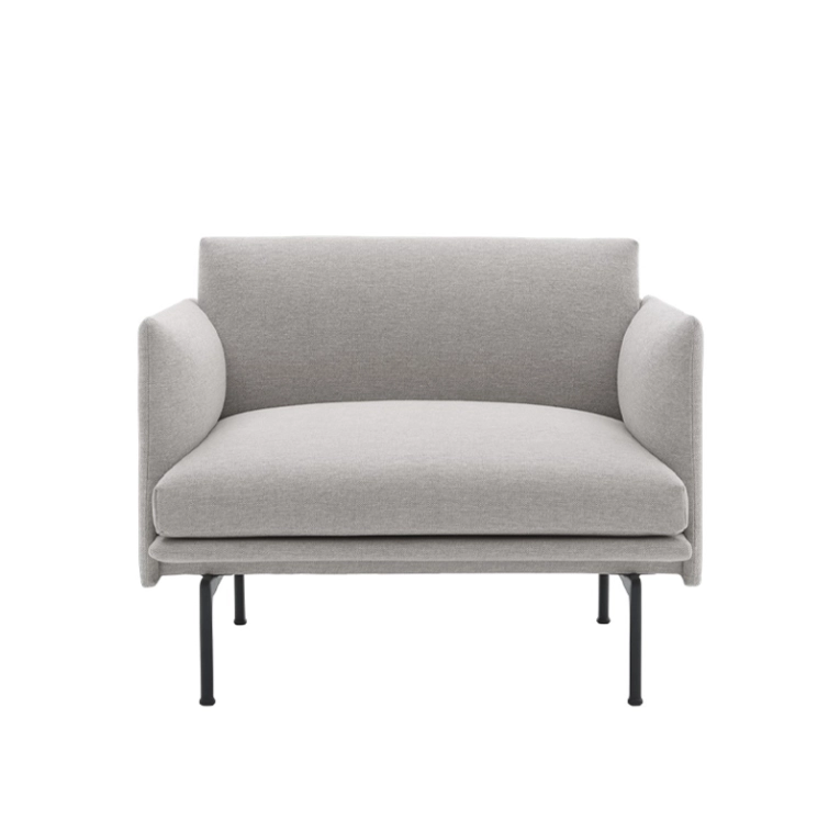 Fauteuil OUTLINE Tissu Fiord 961 MUUTO