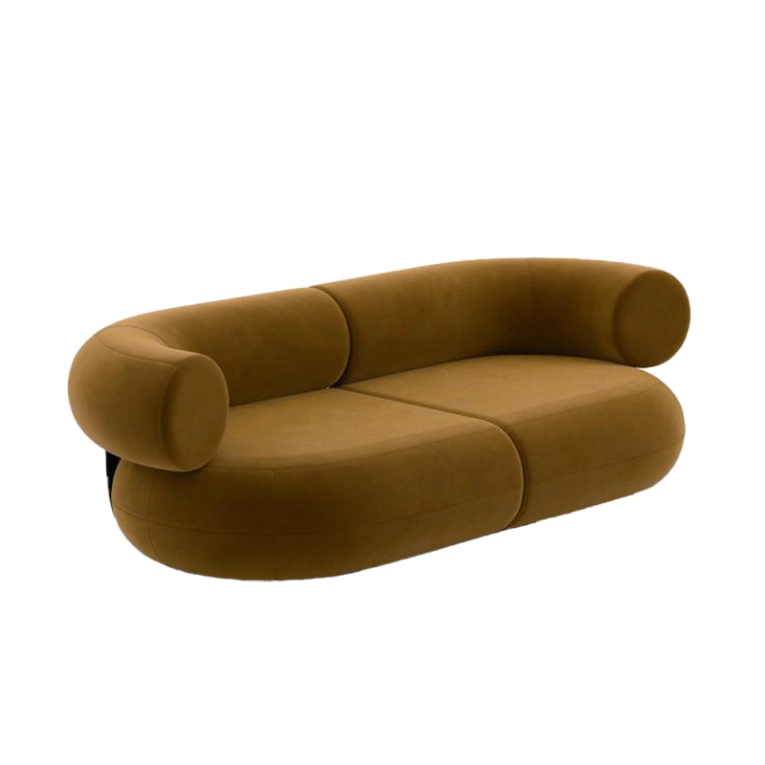 Canapé FAT CONFIGURATION 1 Gold Royal 132  TOM DIXON