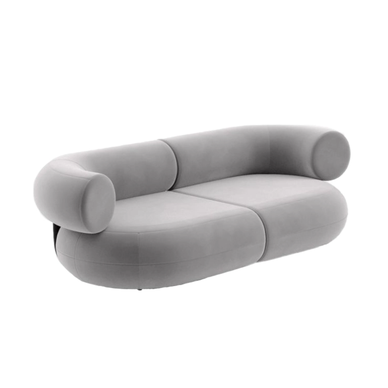 Canapé FAT CONFIGURATION 1 Silver Royal 125 TOM DIXON