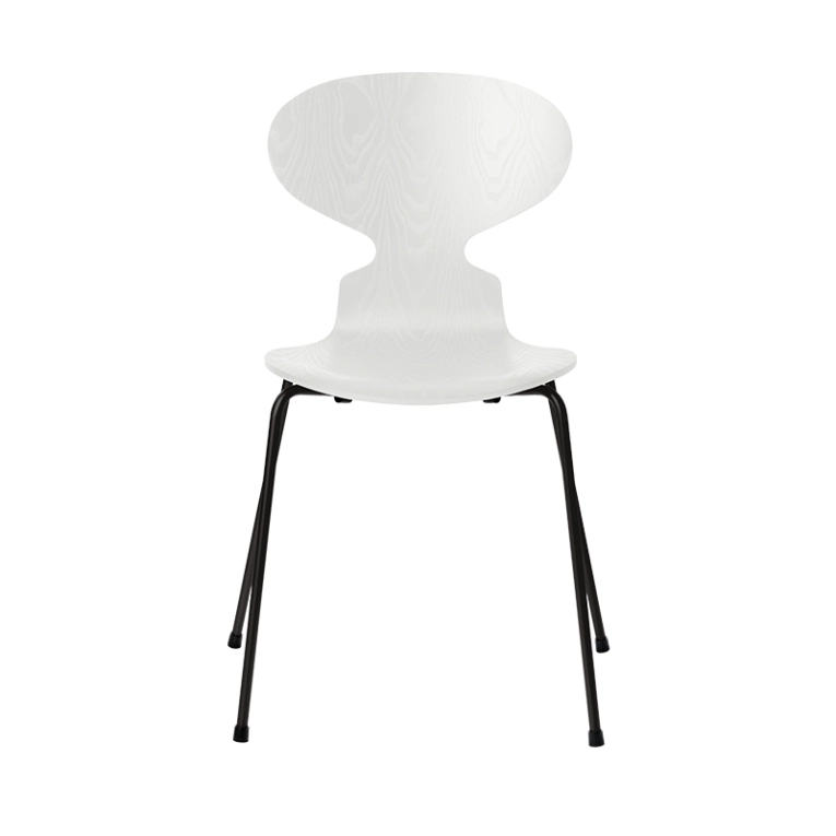 Chaise FOURMI 4 PIEDS Frêne teinté Blanc FRITZ HANSEN