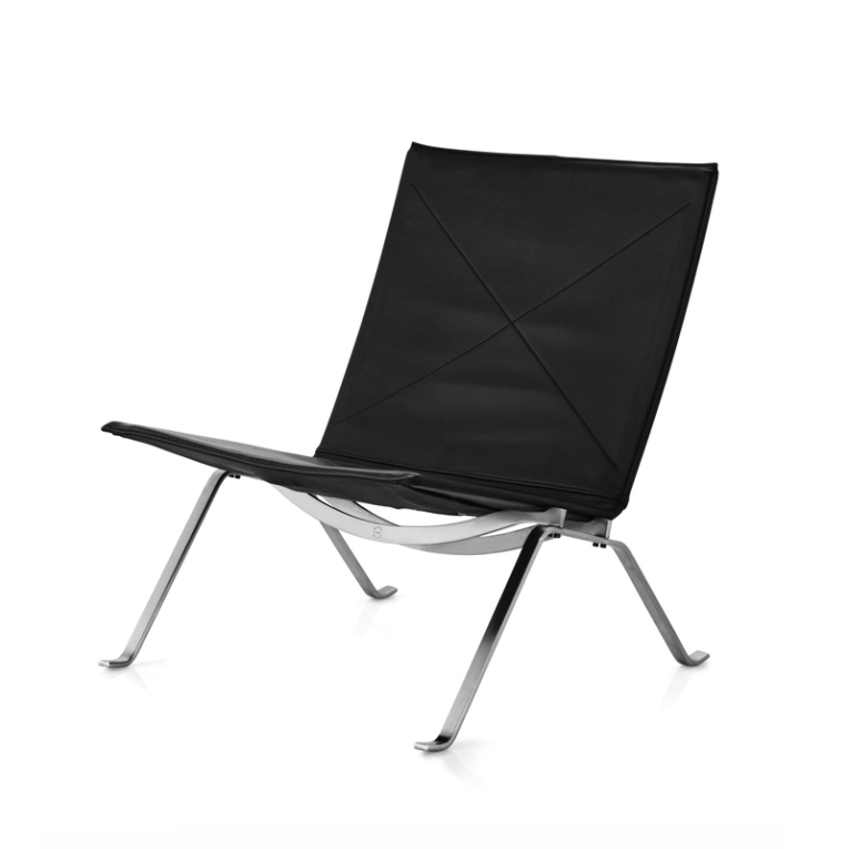 Fauteuil PK22 cuir Noir FRITZ HANSEN