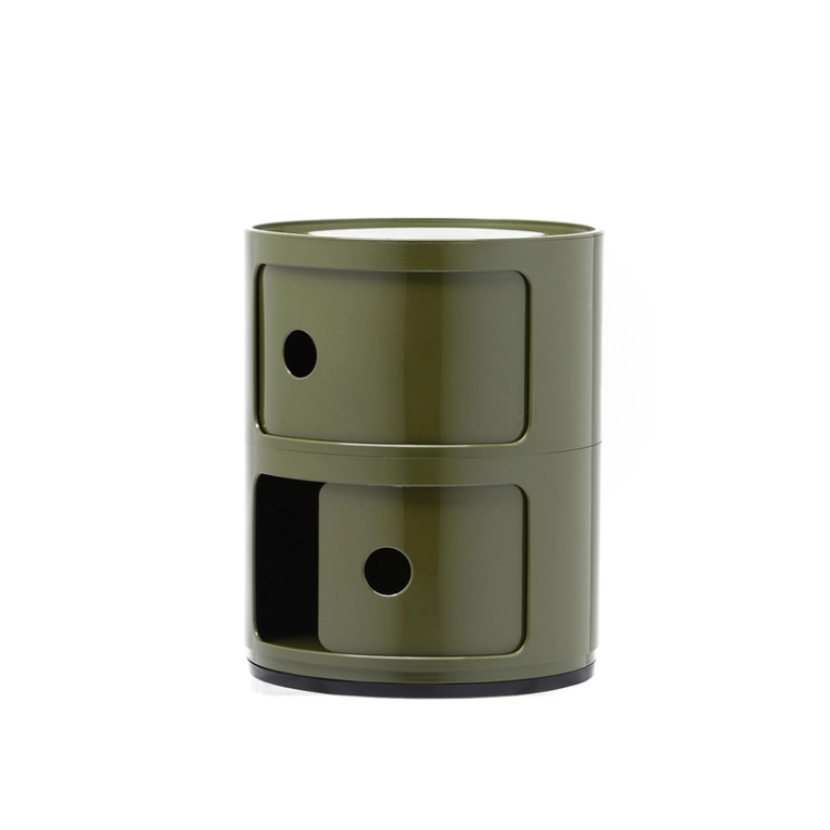 Meuble de rangement COMPONIBILI 2 tiroirs Vert KARTELL