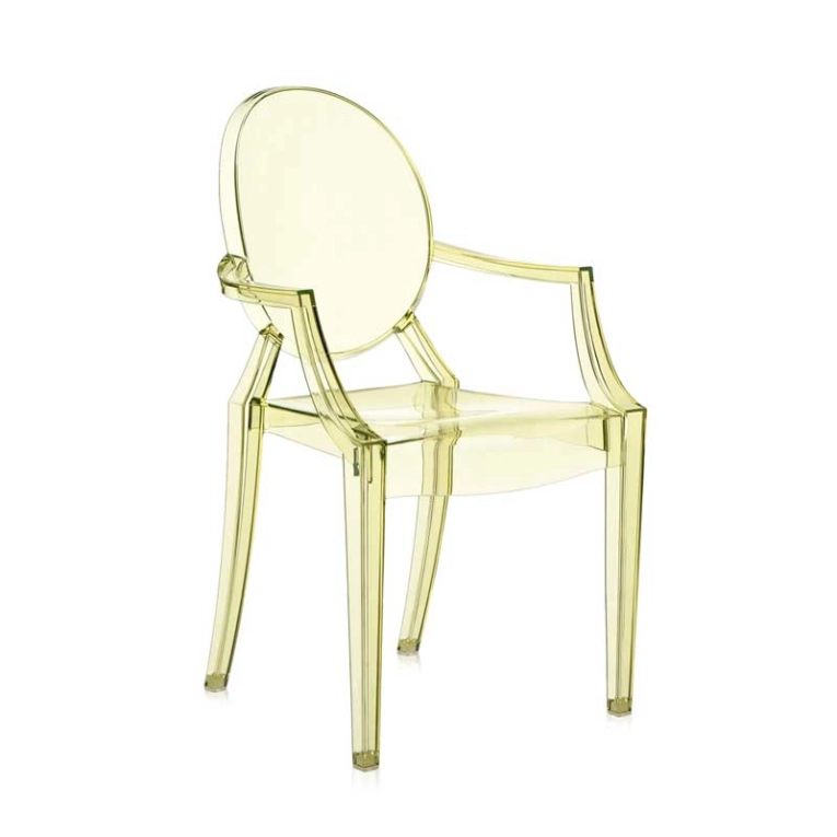 Chaise LOUIS GHOST Jaune KARTELL