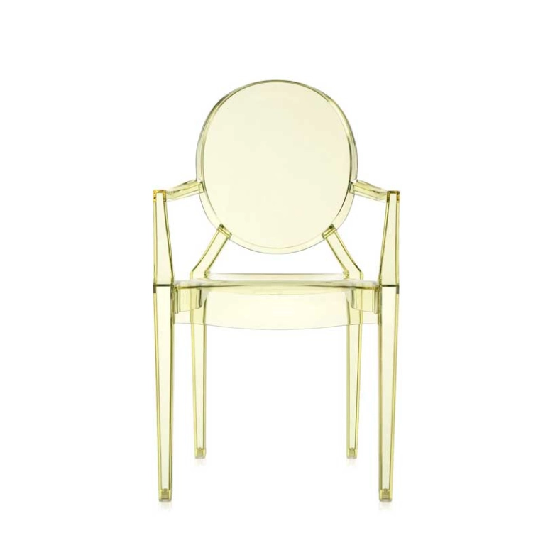 Chaise LOUIS GHOST Jaune KARTELL