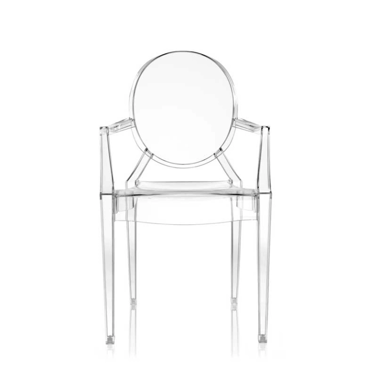 Chaise LOUIS GHOST Cristal KARTELL