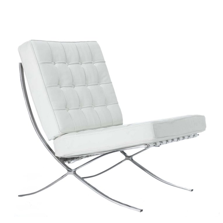 Fauteuil BARCELONA Blanc KNOLL