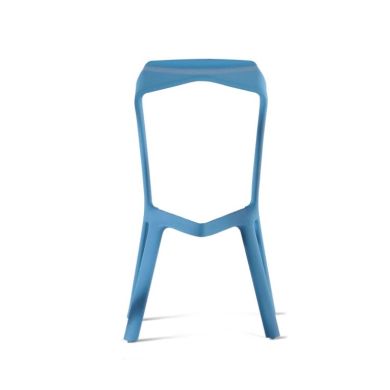 Tabouret haut MIURA Bleu clair PLANK