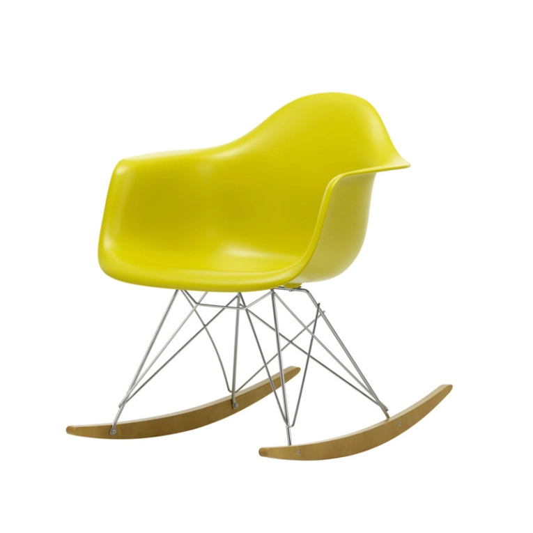 Fauteuil EAMES PLASTIC ARMCHAIR RAR Moutarde RE VITRA