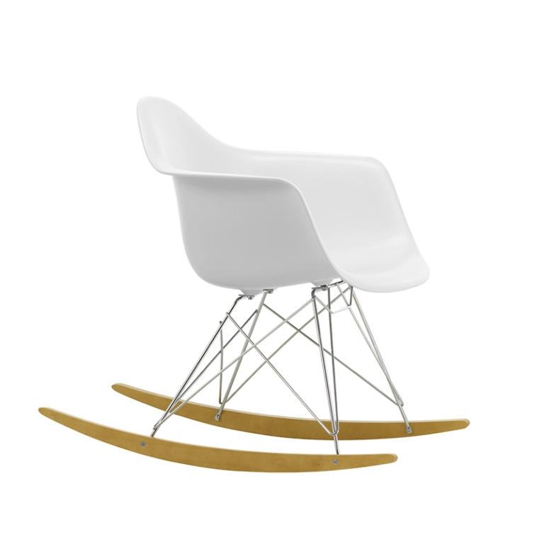 Fauteuil EAMES PLASTIC ARMCHAIR RAR Cotton white RE VITRA