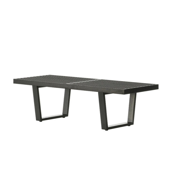 Banc NELSON BENCH Frêne noir VITRA