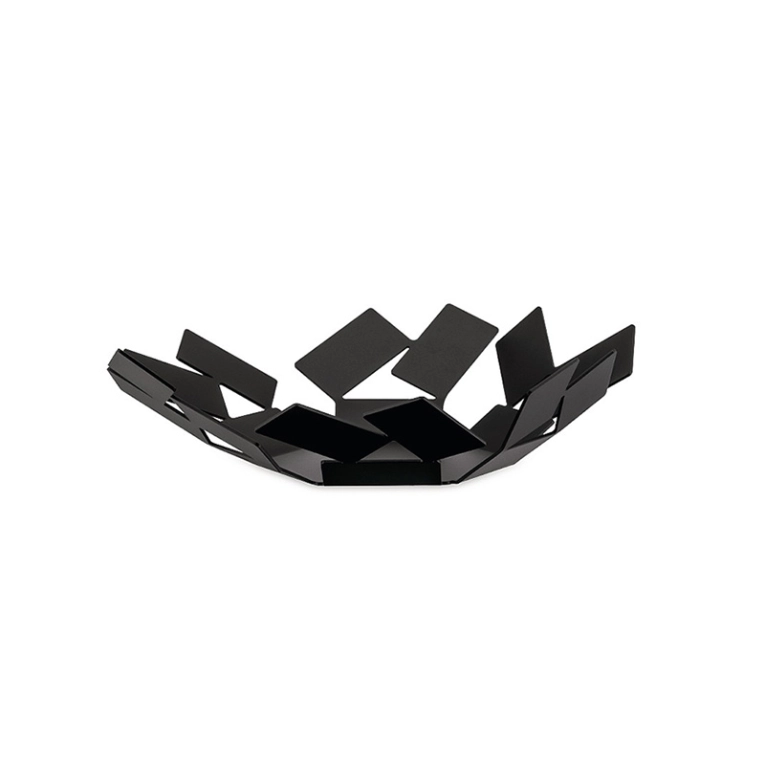 Centre de table & corbeille Coupe STANZA DELLO SCIROCCO L 24 Noir ALESSI