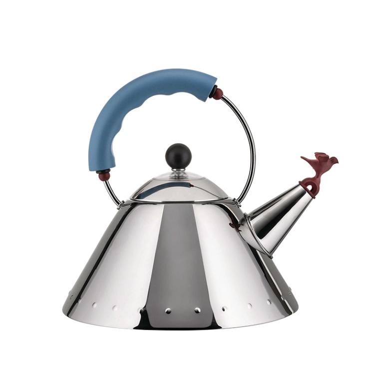 Café & Thé Bouilloire 9093 Bleu clair ALESSI