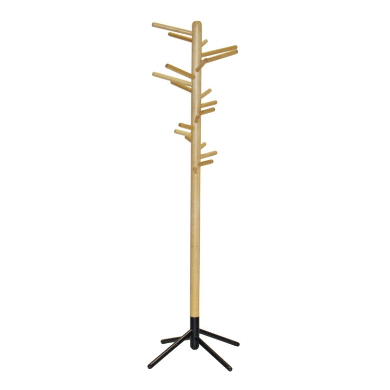 Porte-manteau Portemanteau CLOTHES TREE Naturel/ piètement noir ARTEK