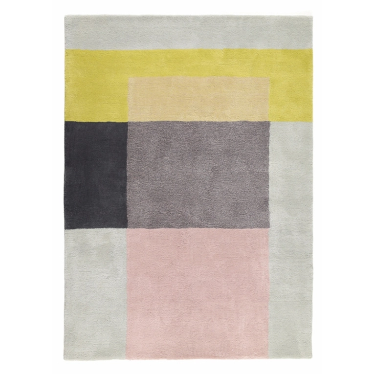 Tapis Tapis COLOUR 5 Gris, rose, jaune HAY