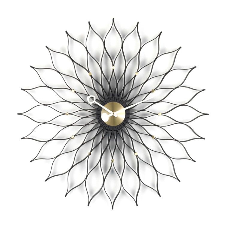 Horloge Horloge SUNFLOWER CLOCK Noir VITRA