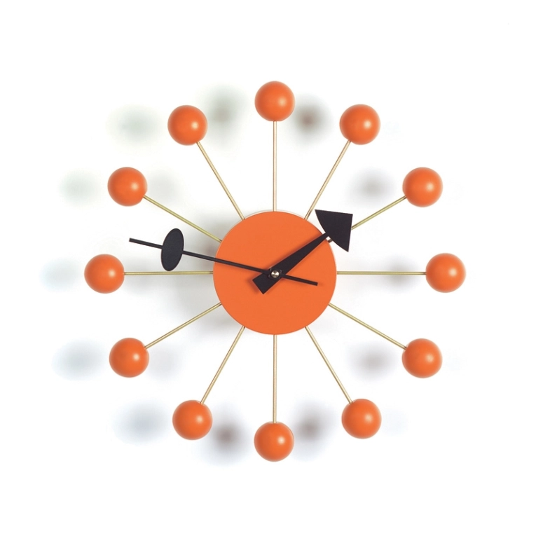 Horloge Horloge BALL CLOCK Orange VITRA