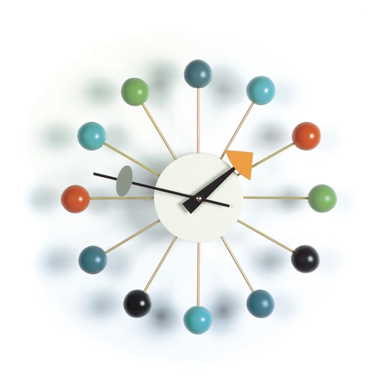 Horloge Horloge BALL CLOCK Multicolore  VITRA