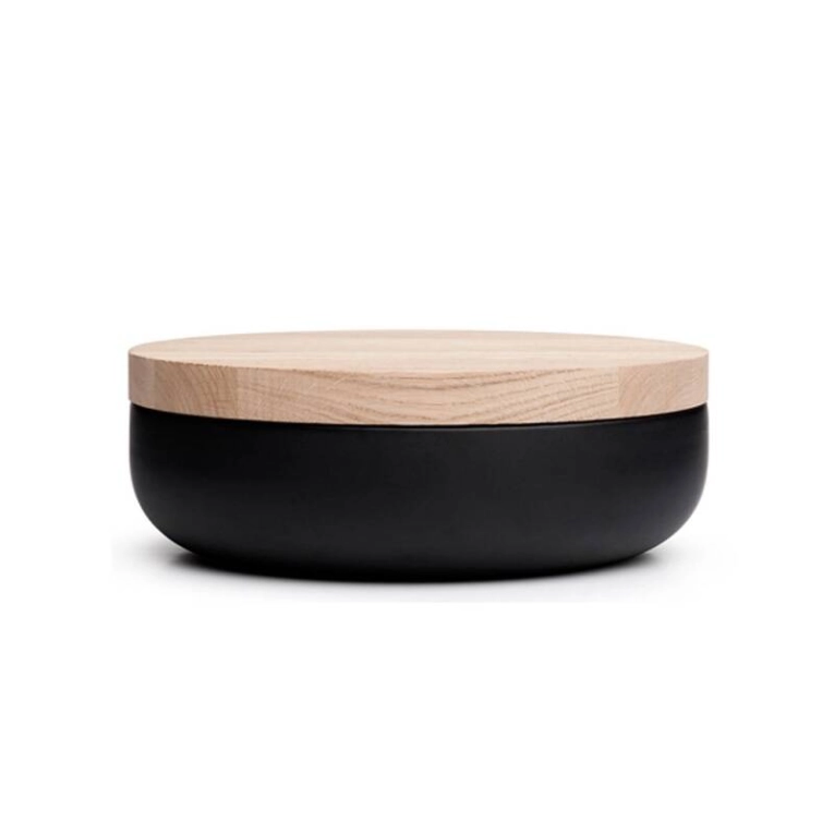 Centre de table & corbeille Coupe POTTERY Noir WHEN OBJECTS WORK