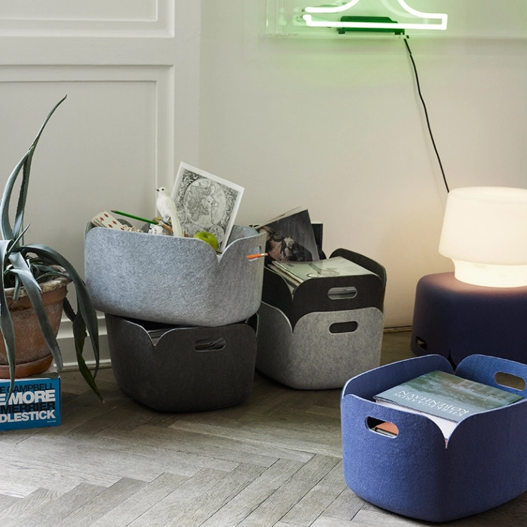 Petit rangement RESTORE Vert cendré MUUTO