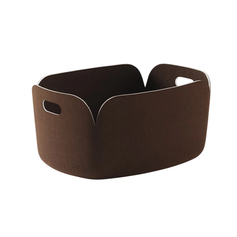 Petit rangement RESTORE Marron foncé MUUTO
