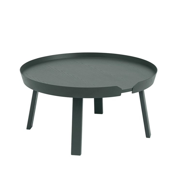 Table basse AROUND L Vert foncé MUUTO