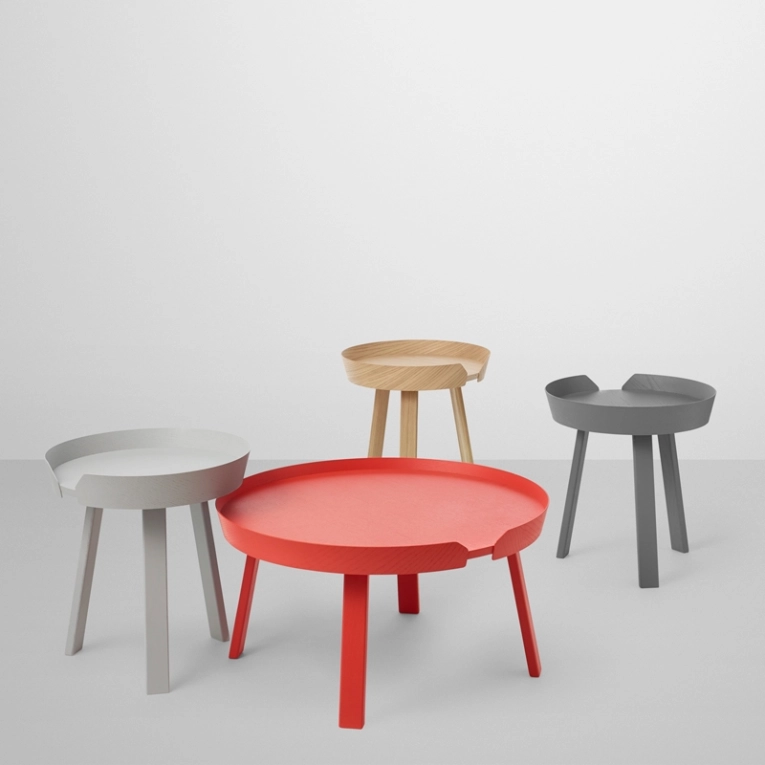 Table d'appoint guéridon AROUND S Blanc MUUTO