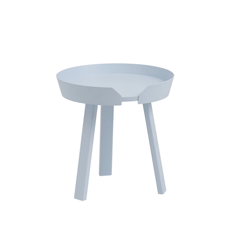 Table d'appoint guéridon AROUND S Bleu ciel MUUTO