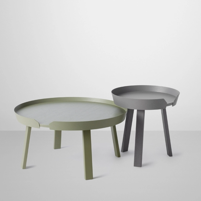 Table d'appoint guéridon AROUND S Anthracite MUUTO