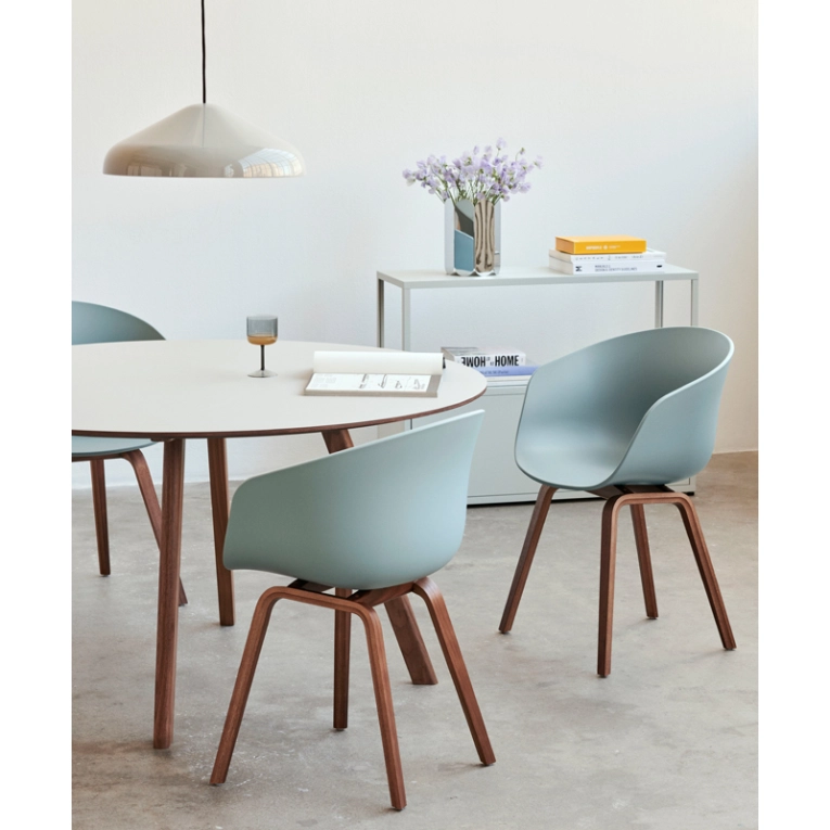 Chaise ABOUT A CHAIR AAC 22 Dusty blue HAY