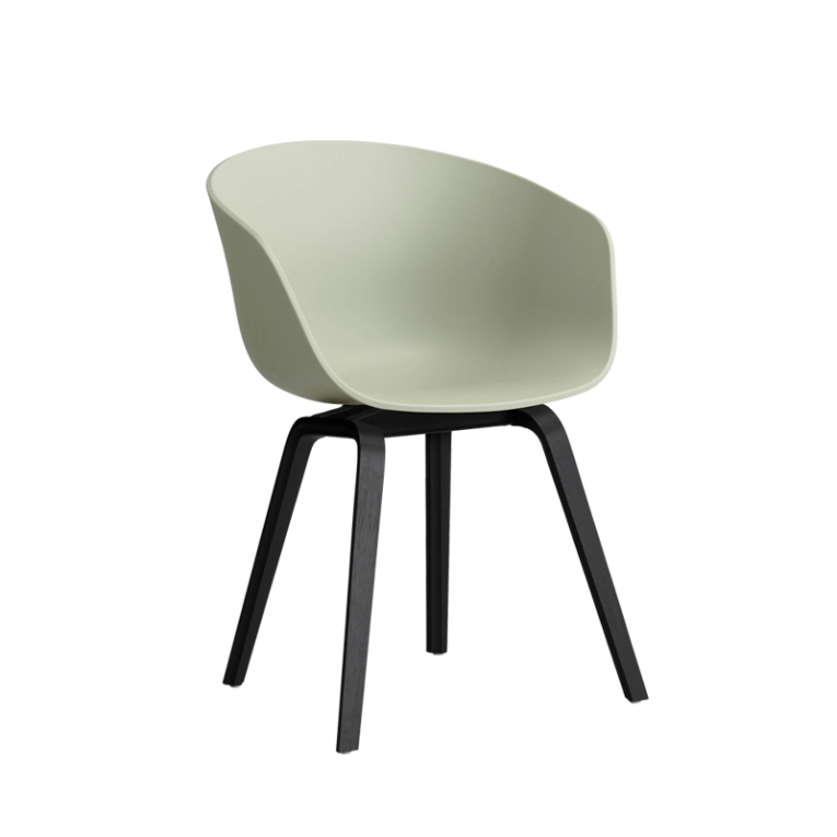Chaise ABOUT A CHAIR AAC 22 Pastel green HAY
