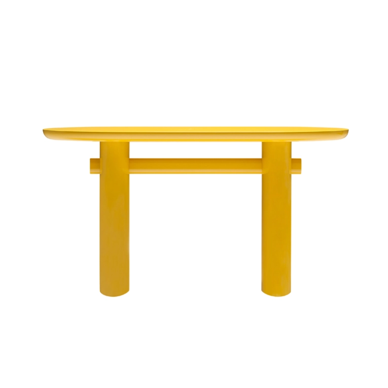 Console TORII LOVE Jaune brillant TACCHINI