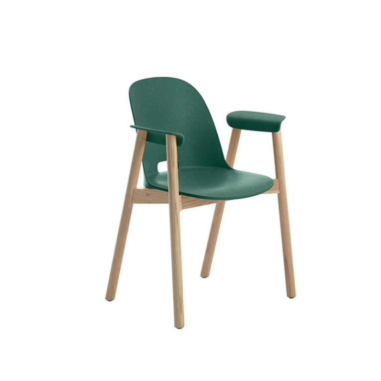 Chaise ALFI ARMCHAIR Vert EMECO