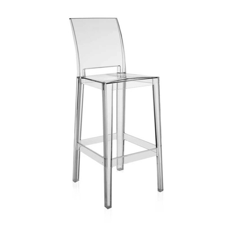 Tabouret haut ONE MORE PLEASE Cristal KARTELL