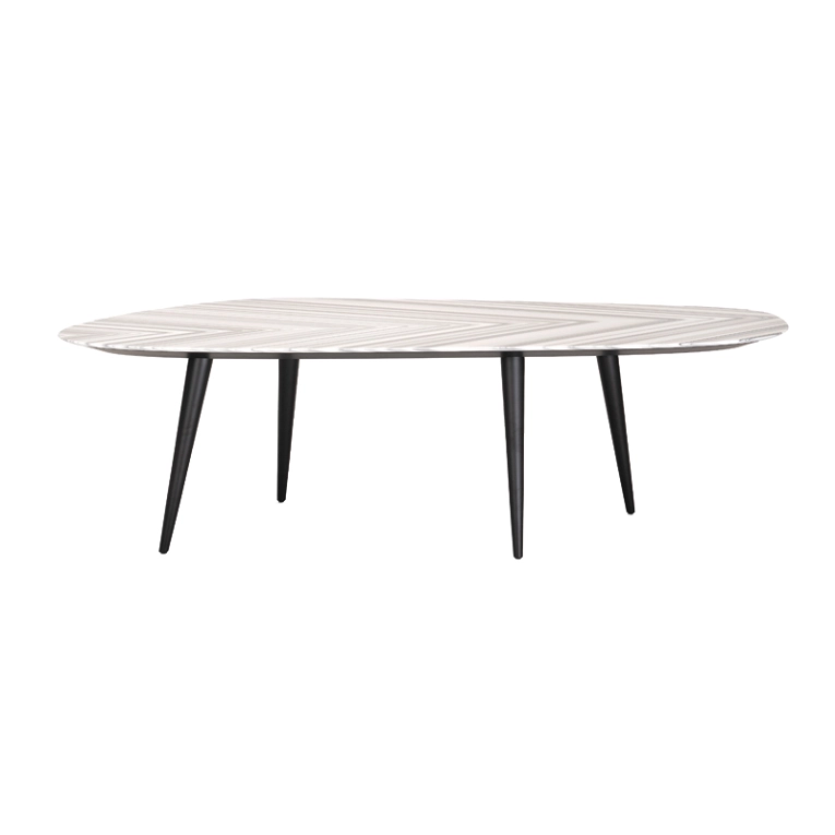 Table TWEED MARBLE L 250 Marbre Striato Olimpico ZANOTTA