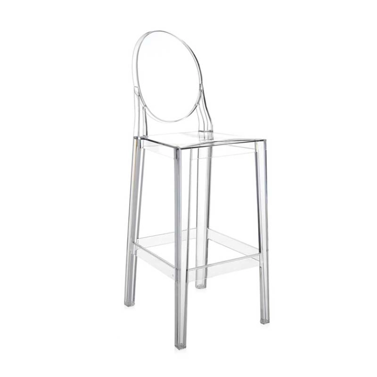 Tabouret haut ONE MORE Cristal KARTELL