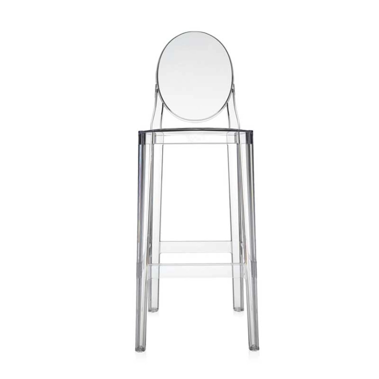 Tabouret haut ONE MORE Cristal KARTELL