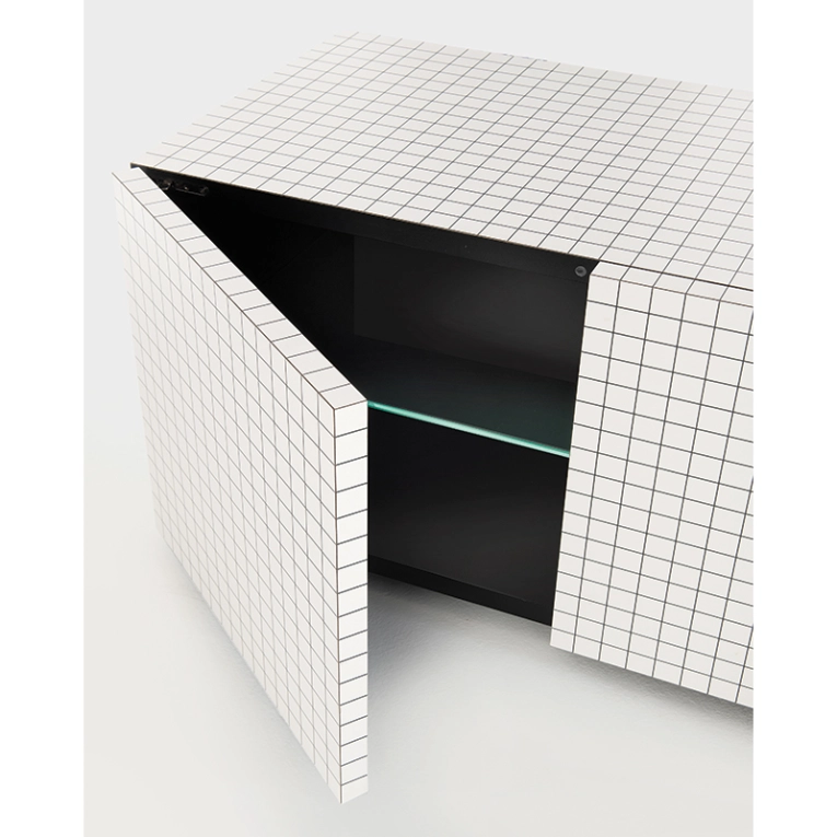 Meuble de rangement Buffet QUADERNA L 204 Blanc ZANOTTA